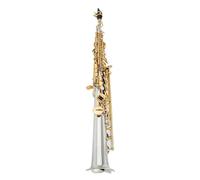 Saxophone Saxophone Silvering Gold Key With Case Sax Saxophone Mouthpiece (Color : 02)
