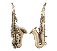 Saxophone Saxophone Small Bent Pipe In B Flat Universal For Beginners And Professional Playing Instruments (Color : Antique)