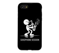 SAXOPHONE SESSION- Stylized Cartoon Jazz Musician Case for iPhone SE (2020) / 7/8