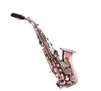 saxophone set B Flat Small Bent Tenor Saxophone Adult Beginner Grade Examination Professional Performance Red Antique Color