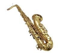 saxophone set Canvas Bag Leather Bag Tenor Saxophone Gold Lacquer Professional Tenor Sax With Case Reeds Neck Mouthpiece (Color : Leather bag)