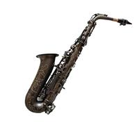 saxophone set Japan Eb Alto Saxophone Matte Black Nickel Plated Carved Surface E Flat Instrument Sax With Case