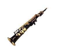 saxophone set Japan Straight Black Soprano Saxophone B Flat Musical Instruments Brass With Mouthpiece Professional