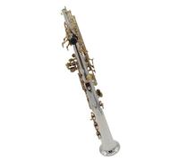 saxophone set Japan Treble Saxophone Antique Copper High G Key With All Accessories (Color : Leather Case)