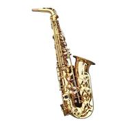 saxophone set Made In Japan Alto Eb Tune Saxophone Brass Musical Instrument Gold Lacquer Sax With Case Mouthpiece (Color : Light Grey)