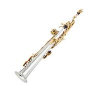 saxophone set Made In Japan Treble Saxophone Silvering Gold Key With Case Sax Saxophone Mouthpiece Ligature Reeds Neck (Color : 037)