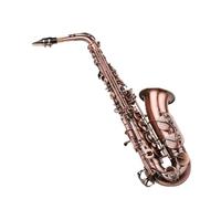 saxophone set Saxophone Red Antique E-flat Brass Material With Carrying Case Brush Sax Strap Mouthpiece