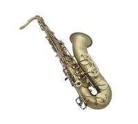 saxophone set Tenor Saxophone Antique Copper B Flat Woodwind Instrument With Case Mouthpiece Reeds Neck (Color : Light Grey)