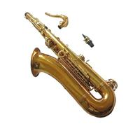 saxophone set Tenor Saxophone With Case Golden Sax Musical Instrument BB (Color : Light yellow)
