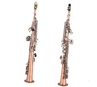 saxophone set Treble Saxophone B Flat Button Retro Copper Professional Musical Instrument With Case