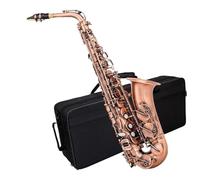 saxophone set Woodwind Instruments Eb E-flat Alto Saxophone Professional Red Bronze Bend Sax Accessory