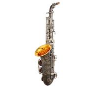 Saxophone Sets Alto Saxophone Black Nickel Silver Alloy Brass Instrument With Case(3)