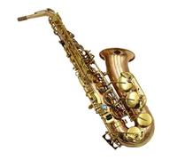 Saxophone Sets Alto Saxophone Eb Tone Unlacquered Rose Copper Professional Musical Instrument With Gold Lacquered Keys