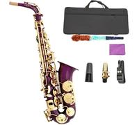 Saxophone Sets Alto Saxophone In E Flat Major Purple Body With Gold Keys A Beginners Instrument