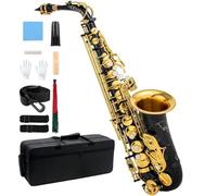 Saxophone Sets Black Gold Alto Saxophone E Flat Major Professional Instrument