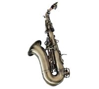 Saxophone Sets Curved Neck Soprano Saxophone B Flat Brass Antique Copper Plated Sax With Mouthpiece
