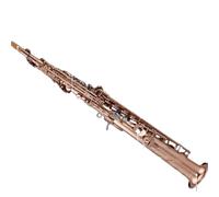 Saxophone Sets Matte Curved Soprano Saxophone Sax Black Silver Nickel