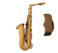 Saxophone Sets Professional Gold Plated E Flat Saxophone With Engraved Bell And F Sharp Tweeter