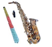 Saxophone Sets Professional Nickel Silver Alto Saxophone With Double Reinforced Gold Construction And E key Instrument