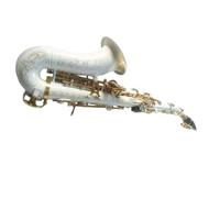 Saxophone Sets Soprano Saxophone White Curved Tube Complete Set Of Accessories For Beginners