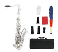 Saxophone Sets Tenor Saxophone In B Flat Major Suitable For Adult Beginners(Silver)