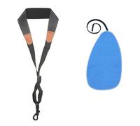 Saxophone Shoulder Neck Strap Sax Black Double Shoulder Strap For Soprano Tenor Alto Baritone Sax Straps Accessory