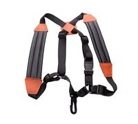 Saxophone Shoulder Strap,Reduces Neck Stress Padded Shoulder & Chest Sax Strap Leather Double Shoulder Saxophone Harness Strap for Alto Tenor Baritone Soprano Saxophone (M)