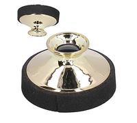 Saxophone Silencer, ABS Saxophone Mute Damper Practice Any Time Ultra Light Size for Beginner for Alto Saxophone for Children(gold)
