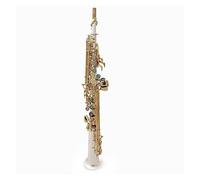 Saxophone Silver Plated Straight Saxophone Playing Professionally Japan High-pitched Saxophone Music Instrument