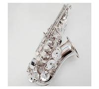 Saxophone Silver Professional Curved High-pitched Saxophone Bb Tone Deep Carved Pattern Sax Instrument