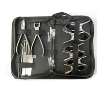 Saxophone Sound Hole Tool 17 Pcs Stainless Steel Saxophone Repair Tool Sax Kit Portable Adjustable Replacement Parts With Carrying Case