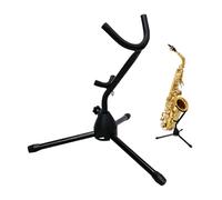 Saxophone Stand for Alto Saxophone, Portable Saxophone Tripod Foldable Stable Hold Adjustable Holder for Orchestra Studio Home Band School