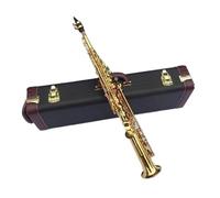 saxophone Straight Professional Level Treble Saxophone Buckle Key Bb Musical Instrument Sax And Hard Box