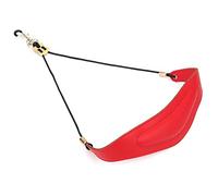 Saxophone Strap, Adjustable Length With Rotating Hook Saxophone Strap Plus Cotton Artificial Leather Adjustable Shoulder Musical Instrument Parts For Carrying Saxophone (Red) Playing Accessories
