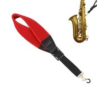 Saxophone Strap, Alto Saxophone Neck Strap Adjustable, English Horn Bass Clarinet Cushioned Carrier for Music Instrument Concert Stage Playing