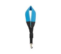 Saxophone Strap Leather Adjustable Shoulder Strap For Tenor Alto Sax Accessories For Sax Players Music Lovers Instrument (Color : Blue)