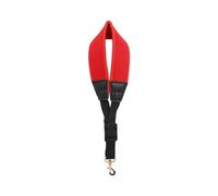 Saxophone Strap Leather Adjustable Shoulder Strap For Tenor Alto Sax Accessories For Sax Players Music Lovers Instrument (Color : Red)