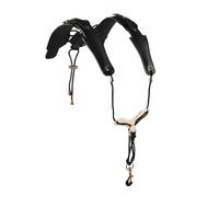 Saxophone Strap Leather Adjustable Shoulder Strap For Tenor Alto Sax Accessories Musical Instrument For Sax Players