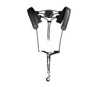 Saxophone Strap Neck Strap Halter Neck Strap Shoulder Strap Double Shoulder Student Adult Accessories (Color : Bk)
