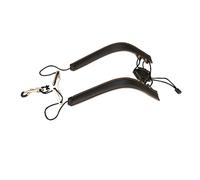 Saxophone Strap Sax Double Shoulder Strap Soprano Alto Tenor Sax Strap Hanging Strap (Color : Noir, Size : One size)