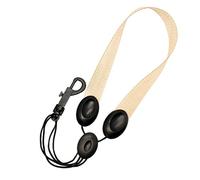 Saxophone Strap Saxophone Neck Strap Clarinet Strap Neck Sling Beginner Sax Strap (Color : Beige, Size : One size)