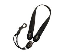 Saxophone Strap Saxophone Neck Strap Clarinet Strap Neck Sling Beginner Sax Strap (Color : Noir, Size : One size)