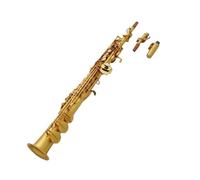 Saxophone Yellow Antique Saxophone High F Professional Brass Instrument
