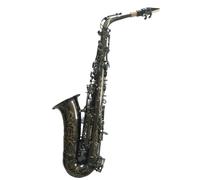 Saxophones Black Nickel Gold E Flat Alto Saxophone Musical Instruments Played Professional Grade(Bag B)