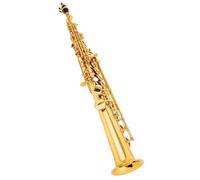 Saxophones Brass Straight Treble Bb B Flat Sax Saxophone Woodwind Instrument Natural Shell Key Carve Pattern