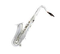 Saxophones For Music Lovers Tenor Saxophone Professional Bb Brass Body Instrument(Sliver)