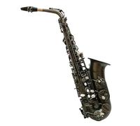 Saxophones Matte Black Nickel Eb Alto Saxophone Plated Carved Surface E Flat Instrument Sax With Case