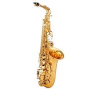 Saxophones Professional Alto Drop E Saxophone Gold Alto Saxophone With Piece Reed(Bag B)