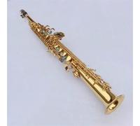 Saxophones Treble Saxophone Falling Line BB Instrument Saxophone Copper Gold Lacquer Musical Instrum