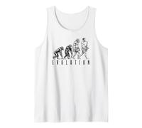 Saxophonist Evolution Funny Saxophone Player Musician Music Tank Top